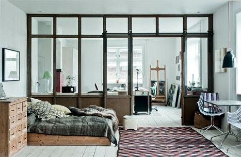 Rå og hyggelig loftstil