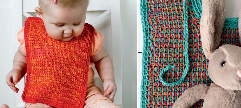 Fin hagesmæk i tunesisk hækling