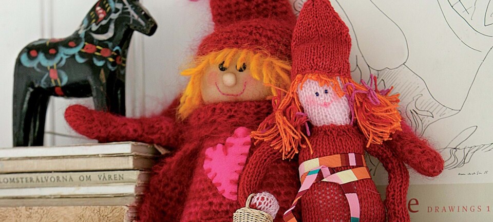 Sådan laver du de fineste strikkede og hæklede nisser til jul