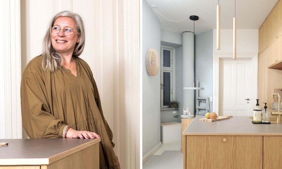 skjult vinkælder køkken