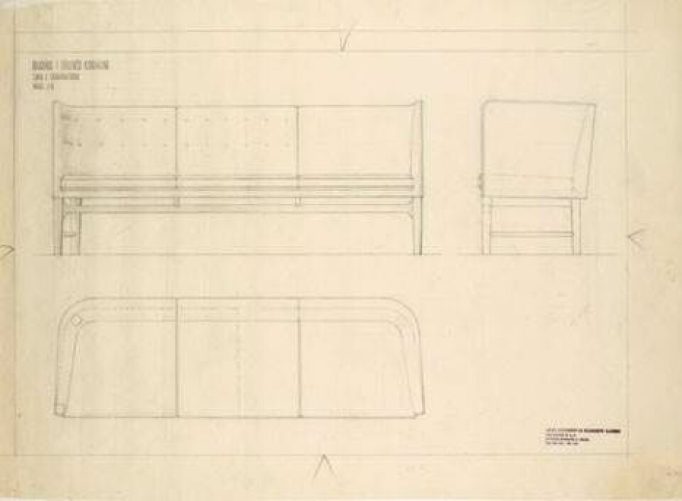Arne Jacobsens smukke original: Sofaen Mayor