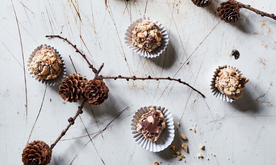 Ferrero Rocher med vafler og salte mandler