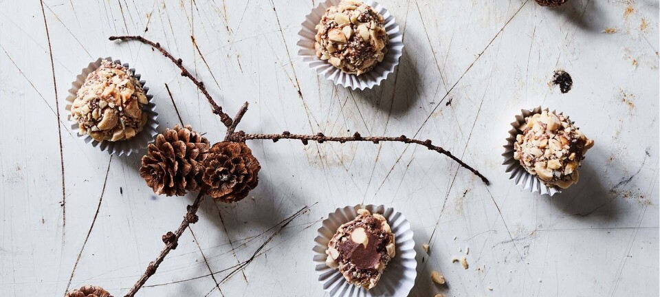 Lækker konfekt: Ferrero Rocher med vafler og salte mandler