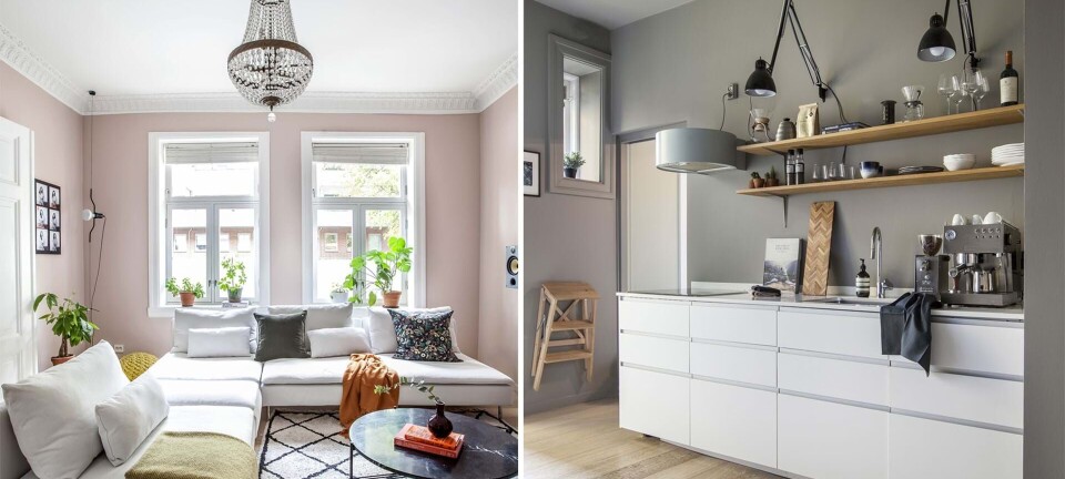 Om dagen bliver Similla & Ole Kristians soveværelse tryllet om til spisestue