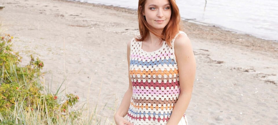 Hækl selv: Smuk top i oldemormønster