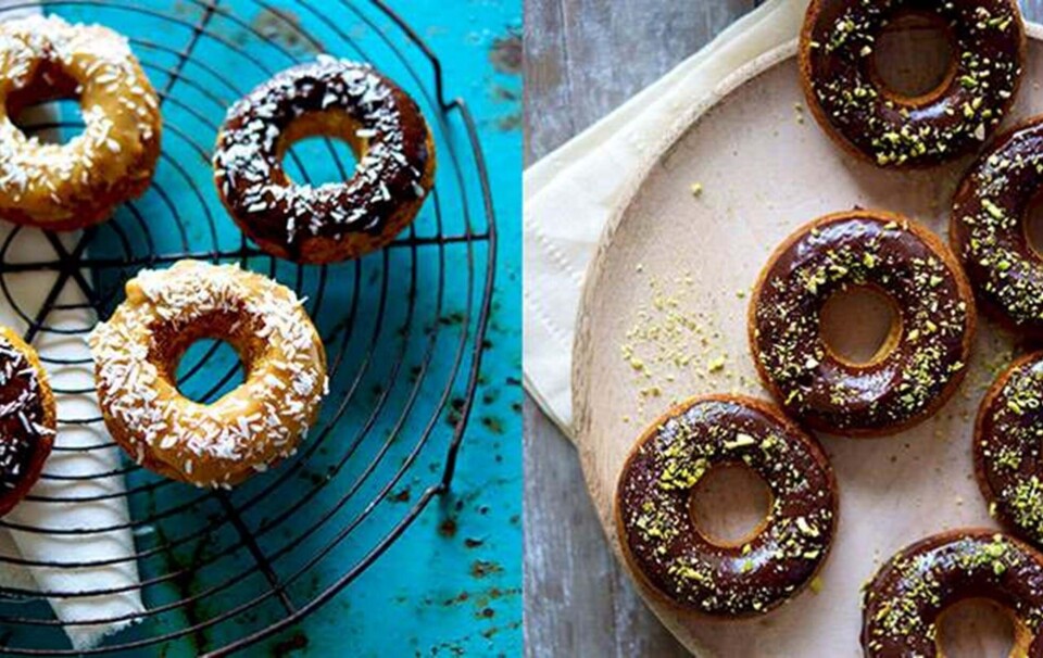 Donuts bagt i ovnen