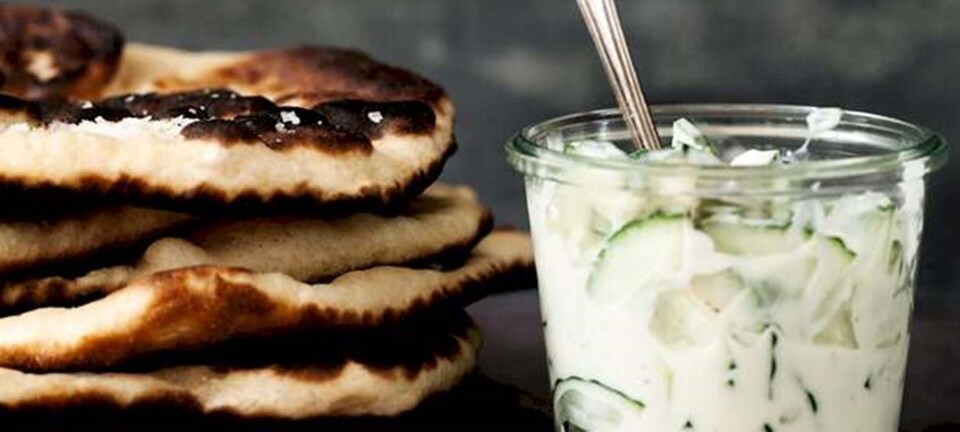 Naanbrød med havsalt