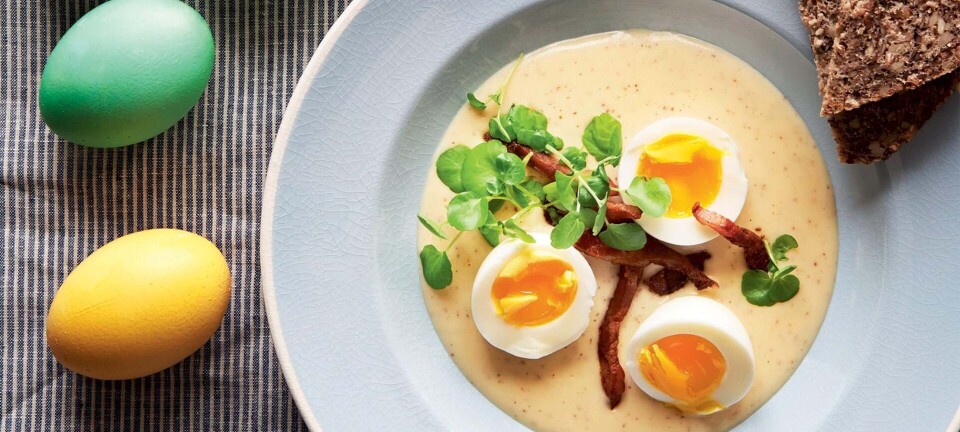 Påskeklassiker: Æg i sennepssovs (skidne æg)