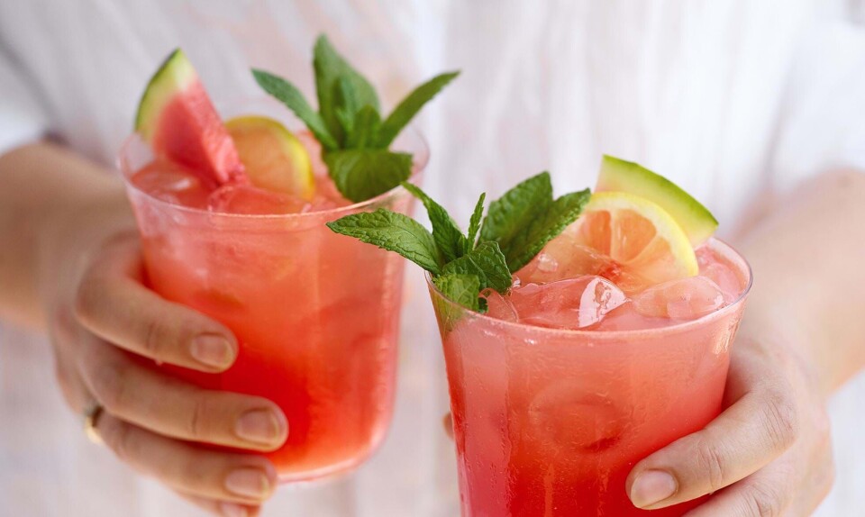 Spiked vandmelonslimonade opskrift