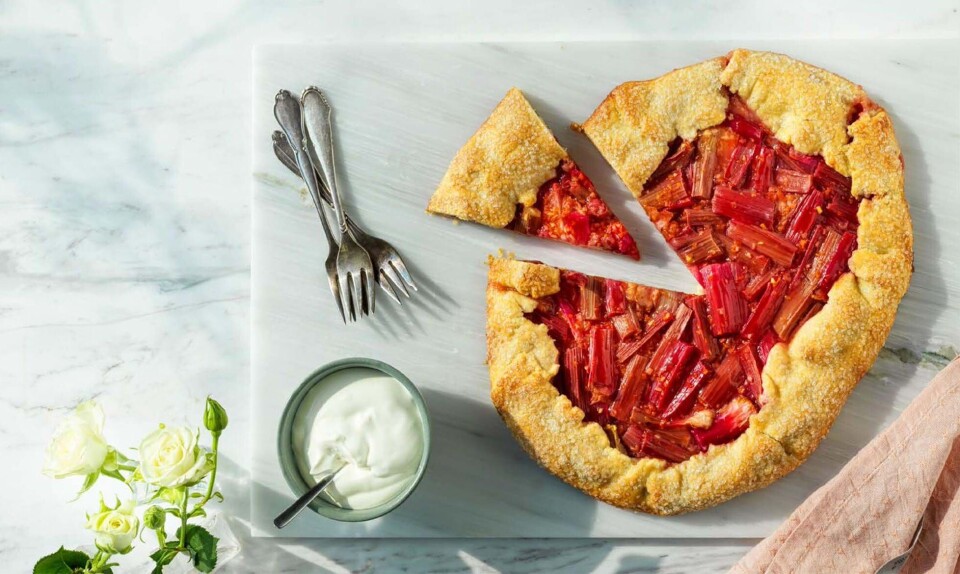 Rabarber-galette