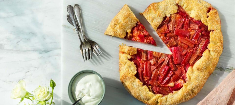 Rabarber-galette