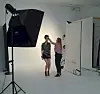Backstage til modeskydning