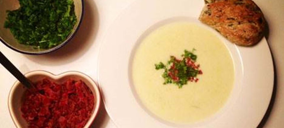 Klassisk porrekartoffelsuppe