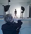 Backstage til modeskydning