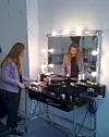 Backstage til modeskydning