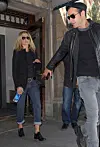 Jennifer og Justins frokostdate i N.Y.C.