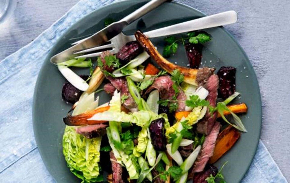 5 sunde salat der mætter