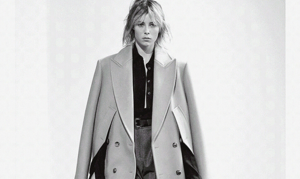 Edie Campbell riding