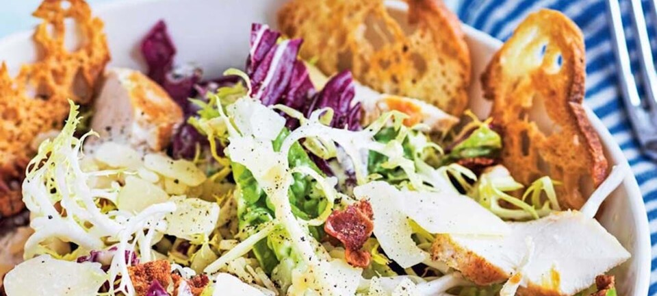 Cæsarsalat med kylling