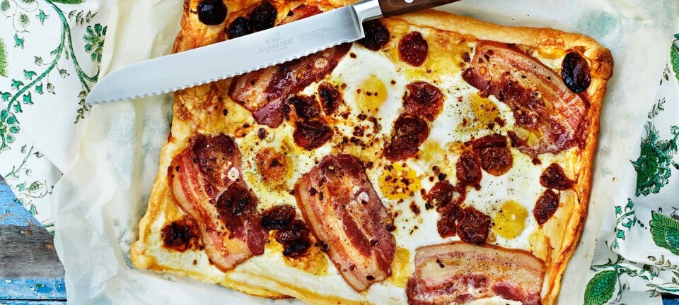 Nem tærte til brunchbordet