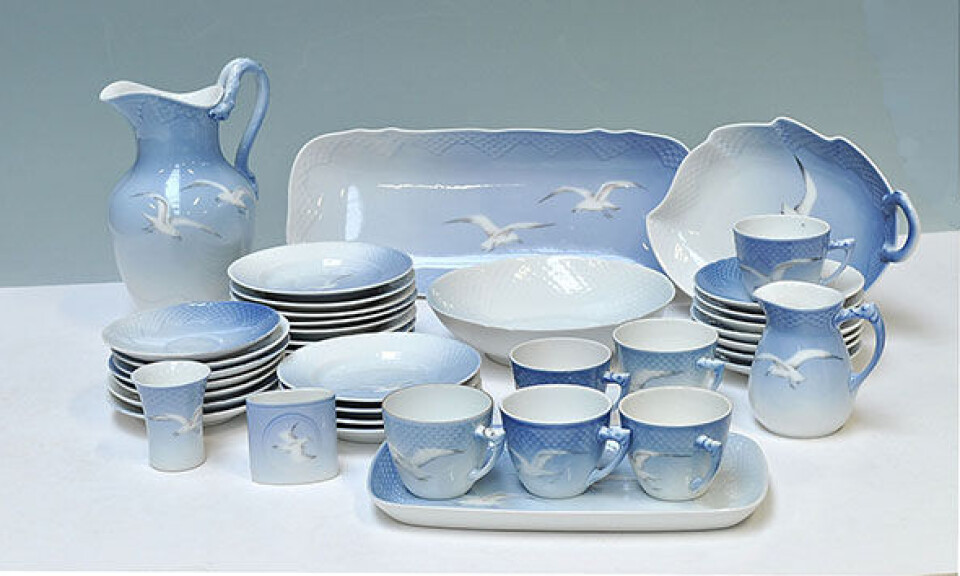 Mågestellet porcelæn