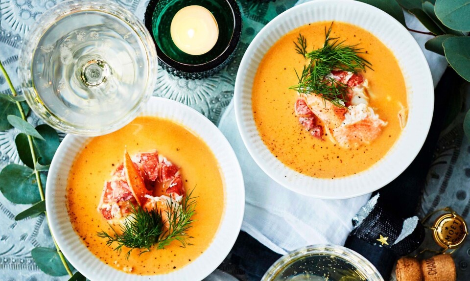 Romantisk middag for to til valentinsdag