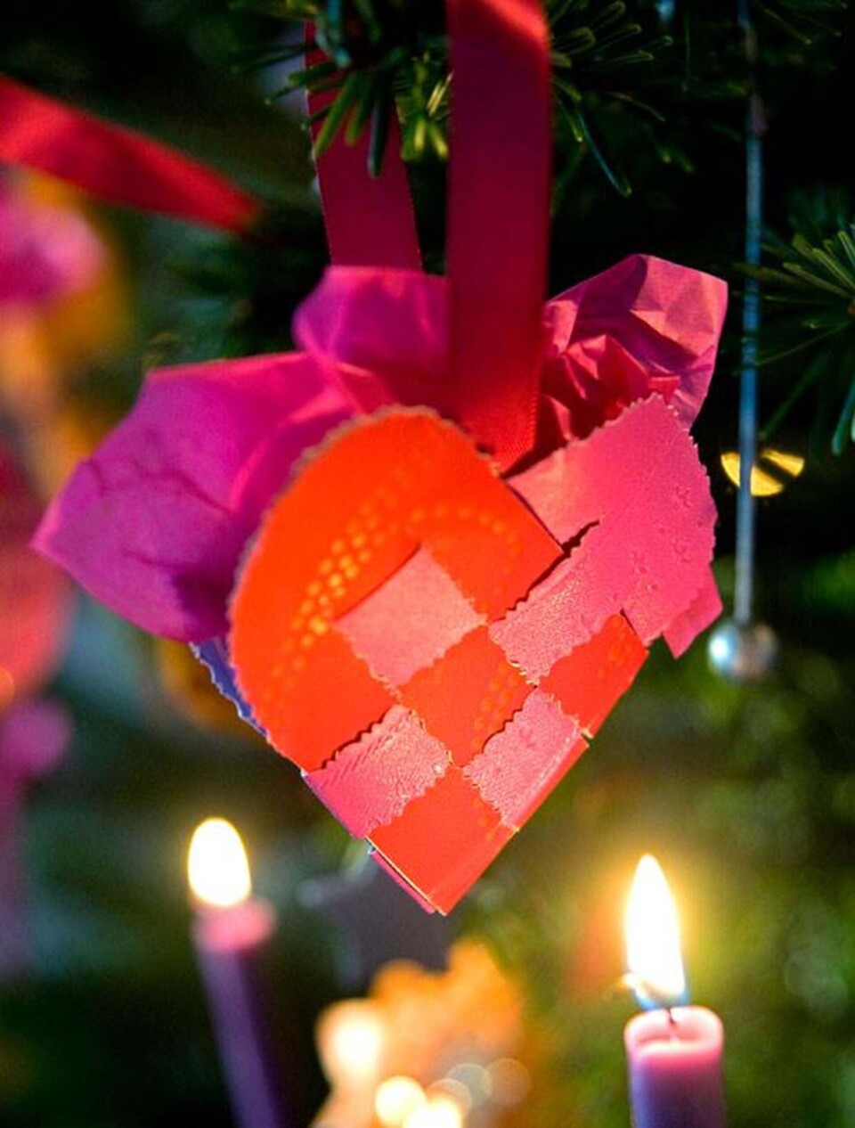 Hjemmelavet julepynt: Fine flettede hjerter fra Hjemmet