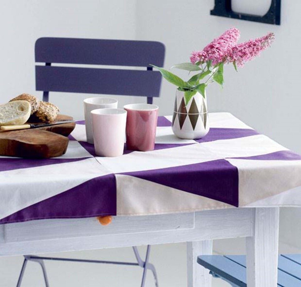 Sy en fin patchworkdug fra Hjemmet