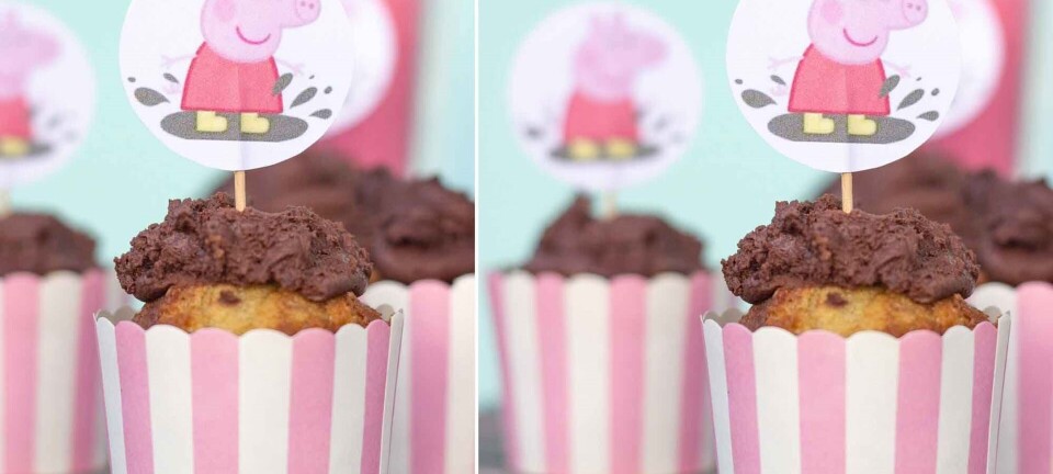 Fineste Gurli Gris mudder cup cakes