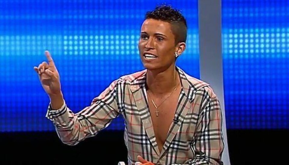 Gustav i 'Dagens mand' 2008 (Foto: TV 2)