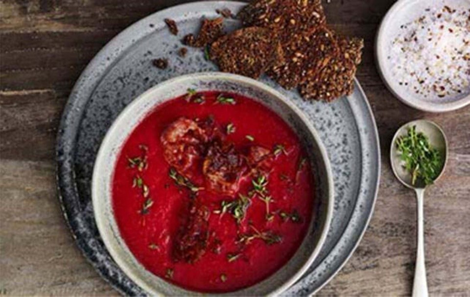 Billede 1 - Suppe af bagte rodfrugter
