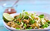 Nudelsalat med chili & ingefærdressing