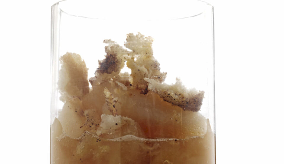 Opskrift på æblekompot med sprød kaneltop