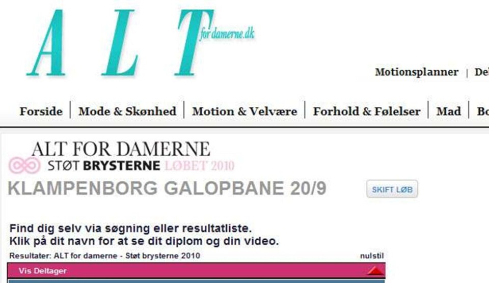 Sådan printer du dit diplom fra Støt Brysterne Løbet 2010