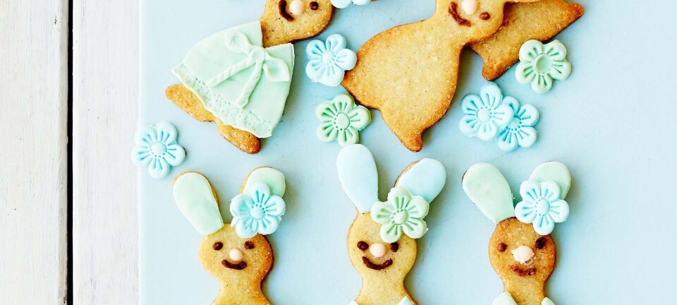 Søde småkager: Påskekaniner