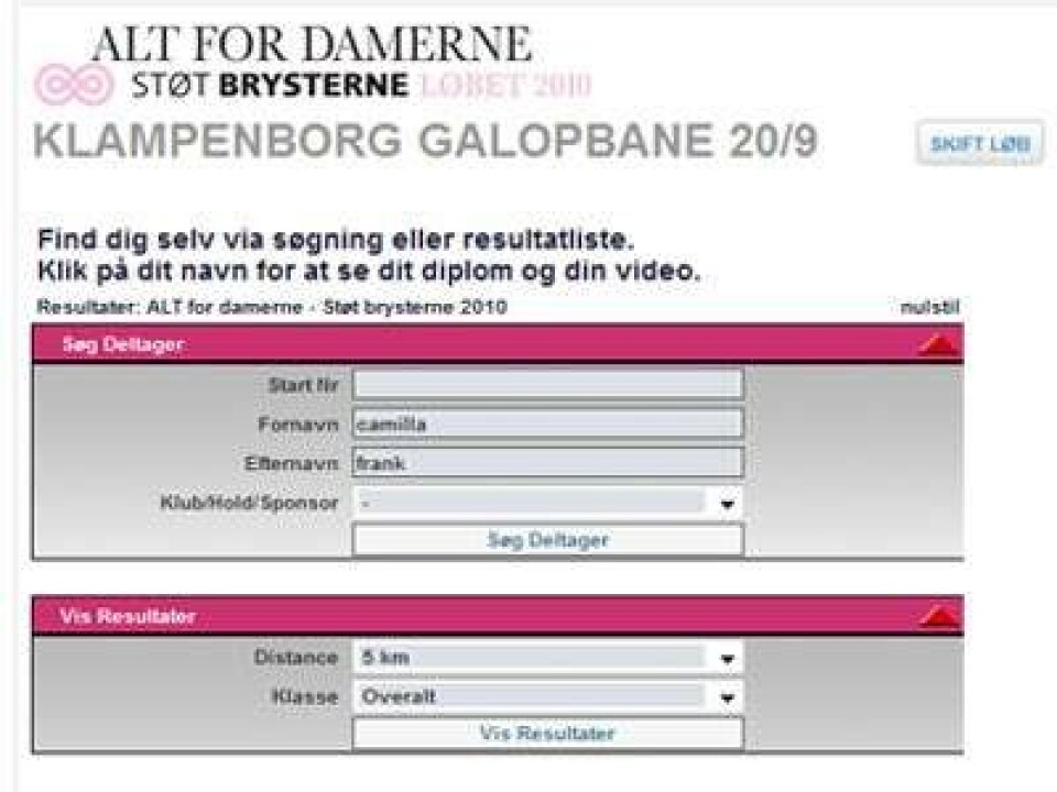 Sådan printer du dit diplom fra Støt Brysterne Løbet 2010