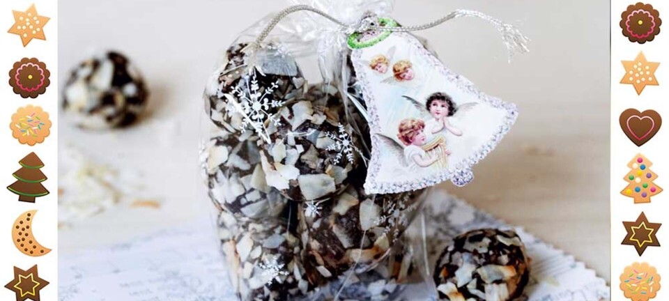 Havregrynskugler med kokos