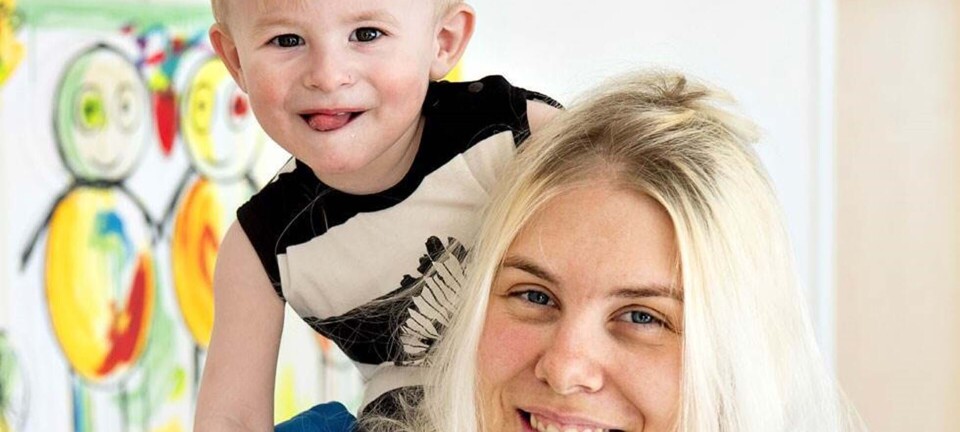 Gravid trods PCOS: Louise blev mor til Lucas