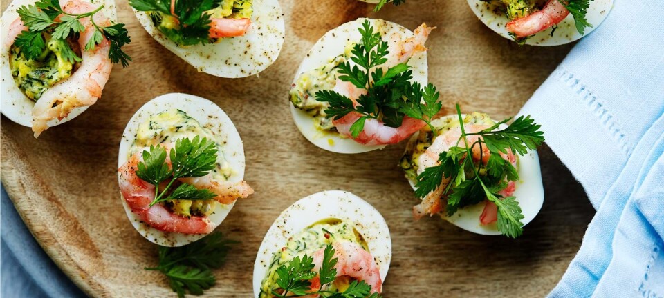 Mimoseæg eller deviled eggs