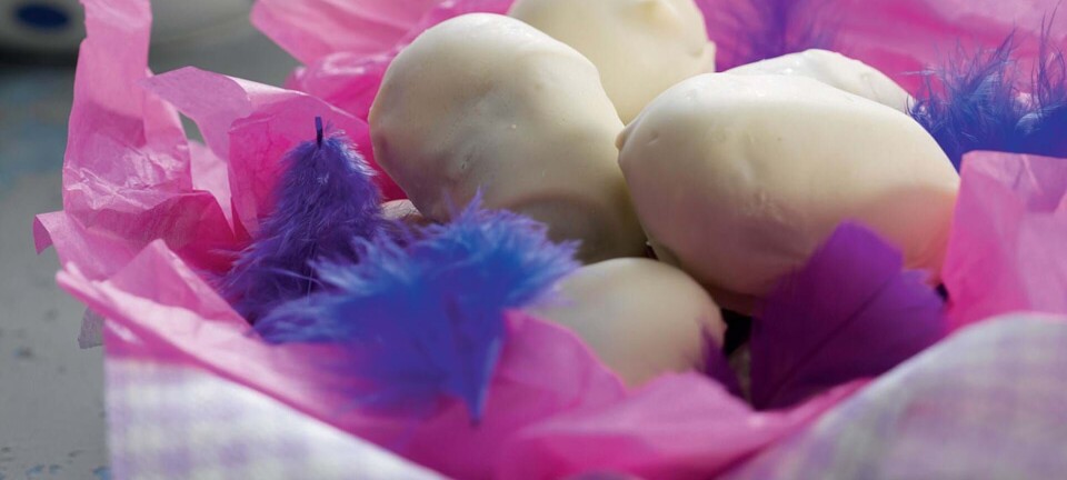 Chokoladeæg med irish coffee