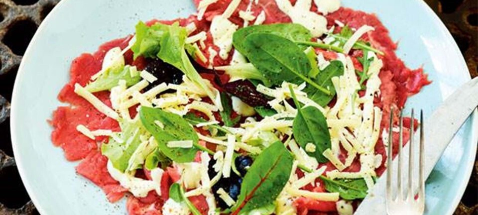 Carpaccio med parmesan