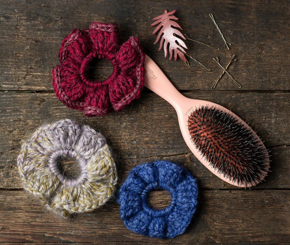 Hæklede scrunchies