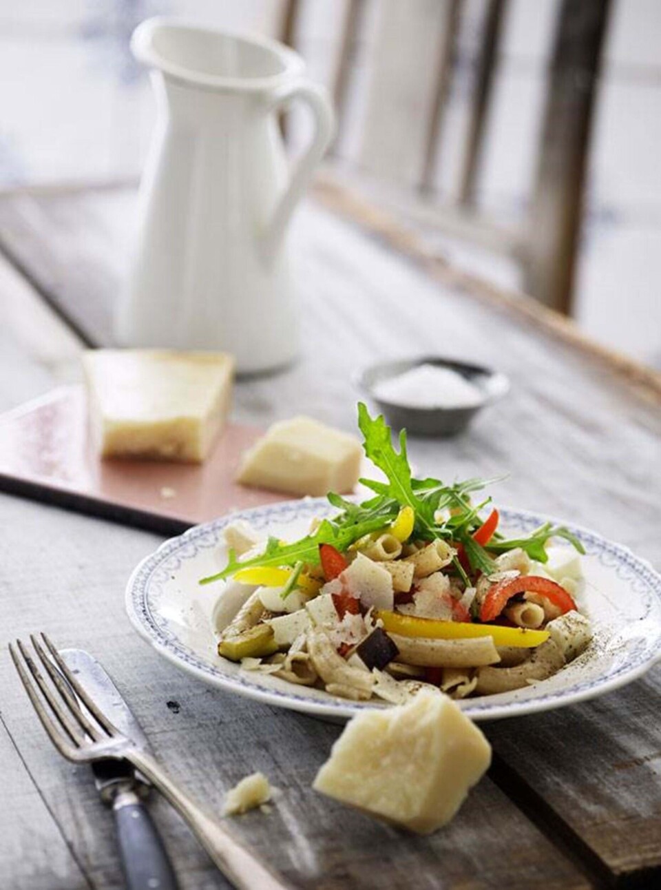 Pasta med parmaskinke