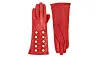 Lady in red: Sexede skindhandsker