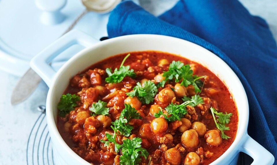 Chili con carne med kylling