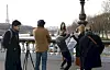 På fotooptagelse i Paris