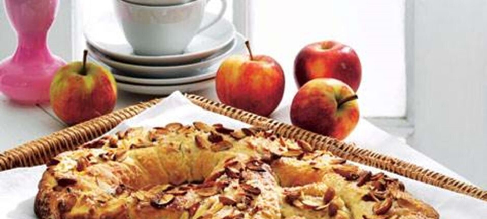 Luksuskringle med æblefyld