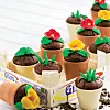 Urtepotte-cupcakes