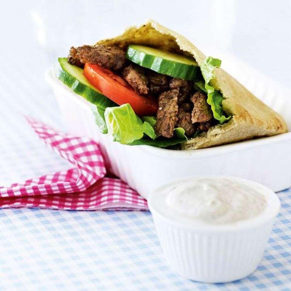 Pita med shawarma