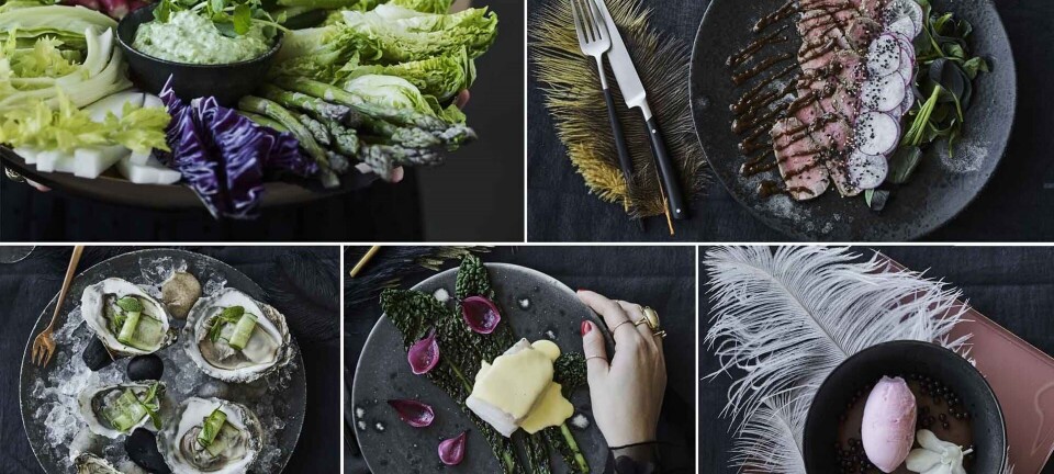 Festlig nytårsmenu med små retter